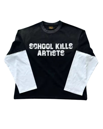 SCHOOL KILLS ARTISTS LONGSLEEVE