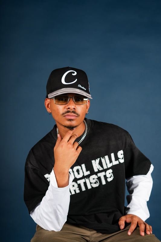 SCHOOL KILLS DOUBLE BRIM CAP